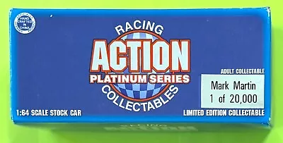 1996 Action Platinum Series Mark Martin 1/64 Ford #/20000 Vintage HOF • $9.95