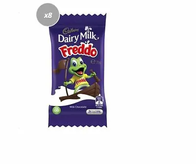 910413 8 X 35g BARS CADBURY DAIRY MILK FREDDO MILK CHOCOLATE FROG • $7.92