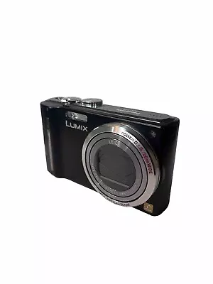 Panasonic LUMIX DMC-TZ8 12.1MP Digital Camera CCD Sensor Complete With Box Black • £49.99