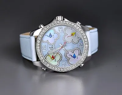 Jacob & Co Five Time Zone 2.00ct Diamond Bezel Swiss Made 40 MM Watch JC-MATH8 • $3999