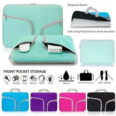 Handbag Laptop Bag Sleeve Case Cover For HP Lenovo Acer Dell MacBook Air Pro • $13.55