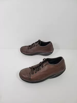 MBT Nafasi Brown Leather Toning Walking Shoes Women Sz 8-8.5M • $27.18