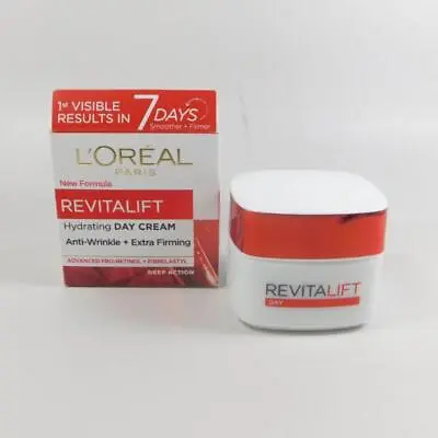 L'Oreal REVITALIFT Anti Wrinkle + Firming Face & Neck Day Cream 50 Ml *NEW BOX* • $15.99