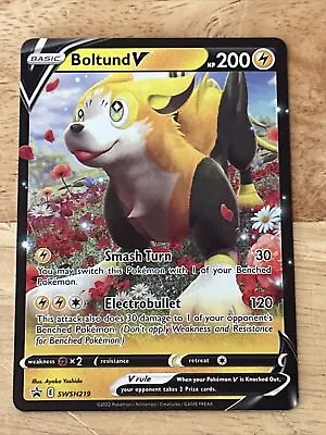 Boltund V - SWSH219 - SWSH Ultra Rare Promo - NM/M - Pokemon Card • $2.95