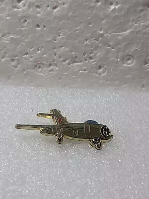 Vintage MIG-15 Russian Fighter Aircraft Enamel Lapel Pin Single Clutch Back • $12.99