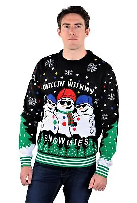 SOCAL LOOK Men's Ugly Christmas Sweater Snowman Pullover • $29.99