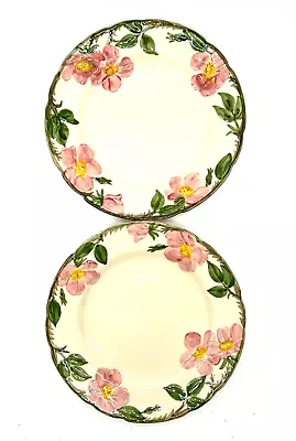 Lot Of 2 Franciscan Desert Rose 10 1/2” Dinner Plates Vintage 1979 Made In USA • $16