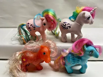 My Little Pony  4 Figures: Parasol Rainbow Twinkle Eye Windy Rainbow Sunspot • $55