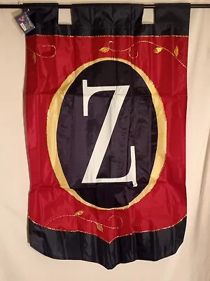 Initial Flag  Z  House Flag 28x44 Double Sided • $12