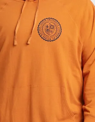 Goodfellow Mens Hoodie Jacket XL Earth University Rust Orange Brown Kangaroo NEW • $21.15