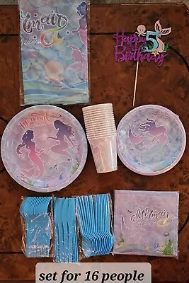 Mermaid Birthday Party Supplies • $8