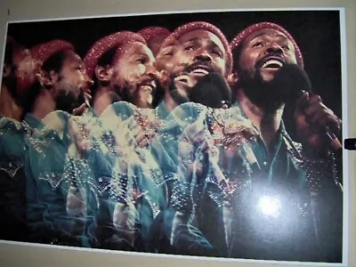MARVIN GAYE Live Motion Full Color Poster 11 X 17 Inchs Very COOL • $25