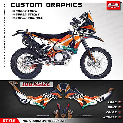 Kungfu Graphics Motorcycle Sticker Decal Kit For 690 Adventure Rally Raid EVO2 • $169.89