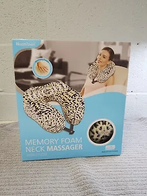 Health Touch Memory Foam Neck Massager With Vibration • $7.99