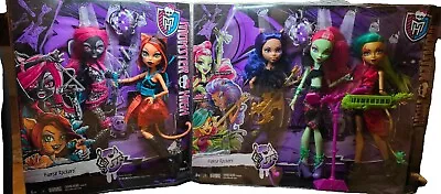 Mattel Lot 2015 Monster High Dolls NRFB Fierce Rockers 2 Pack & 3 Pack Diary NIB • $475