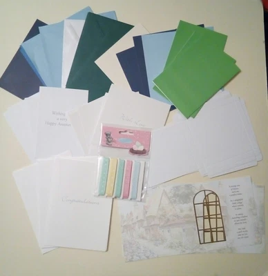 £2.50 • Buy Craft Clearout Joblot. Card Blanks, Envelopes And Inserts.