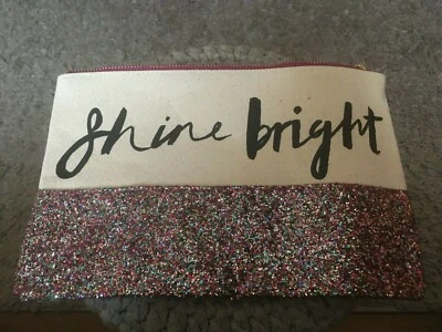 £5 • Buy Accessorize Glitter Makeup/toiletry Pouch New No Tag