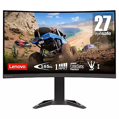 Lenovo G27c-30 27  FHD 165hz/1ms Curved Gaming Monitor 66F3GAC2AU • $298