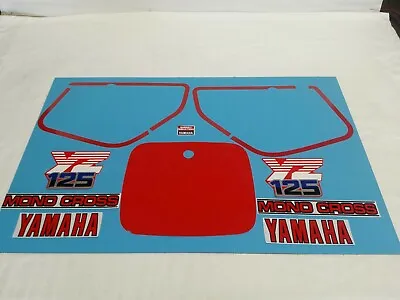 Yamaha Yz125 1986 Decal Graphic Set (#*y52) • $39.95