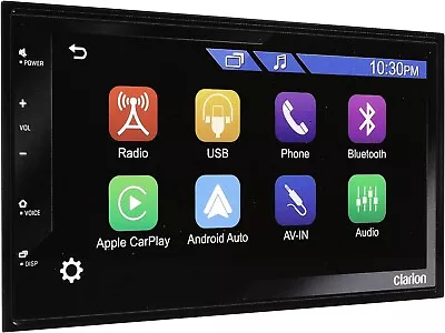 Clarion FX450 2DIN Multimedia Headunit W/ Apple CarPlay Android Auto Bluetooth • $159