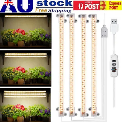 LED Grow Light Tube Strip Full Spectrum Lamp For Indoor Plant Flower Veg Growing • $15.95