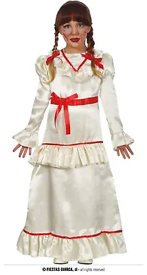 Fiestas Guirca Devil Doll Creepy Doll Halloween Girls Costume Age 10-12 Years • £19.99