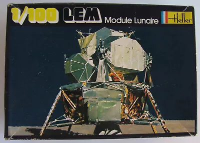 Heller 1/100 LEM Module Lunaire / Lunar Module No. 019 Used Unassembled Kit • $7.99