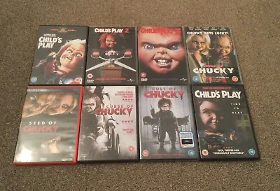 £60 • Buy Childs Play 1-8 Dvds Chucky Oop Horror Thriller Rare Complete Collection 