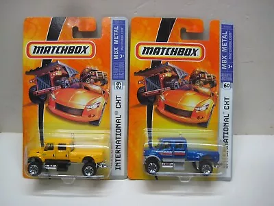 2007 Matchbox Lot Of 2 International Cxt Color Variants  Mint On Card * • $0.99