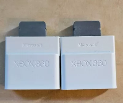 Microsoft Xbox 360 Memory Unit Cards Lot Of 2 (64MB) - ✅Tested  • $9.99