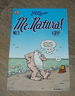 Mr. NATURAL # 3 ROBERT CRUMB KITCHEN SINK COMIX February 1998 TENTH PRINTING • $9.99