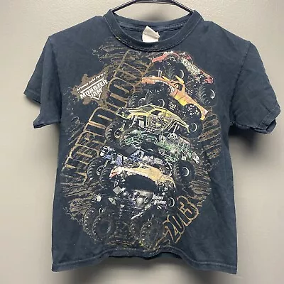 2013  Monster Jam World Tour Shirt Youth Size Small! Grace Digger El Toro Loco! • $14.95