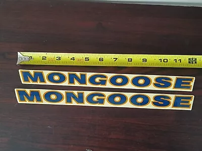 2- Old Mid School NOS Mongoose BMX Decals Stickers -BMX Race • $10