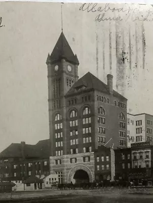 Illinois Central Railroad Station Chicago - Vintage Udb Postcard - 1909 • £11.57