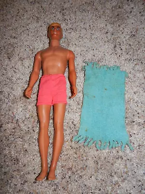 1970's Vintage Mod The Sunset Malibu Ken #1088 In Swim Trunks W/ Towel • $22.99