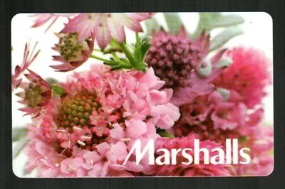 MARSHALLS Pink Flowers ( 2009 ) Gift Card ( $0 ) • $2.50