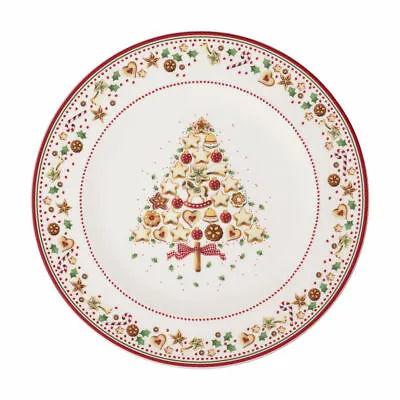 Villeroy & Boch WINTER BAKERY DELIGHT Christmas Tree Round Plate #2680 • $100