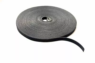 1/2  Inch Roll Hook & Loop Reusable Cable Ties Wraps Straps - 25M 82ft • £14.45