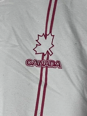 HBC Hudsons Bay Co Team Canada Olympics White Official T-Shirt Large • £4.63