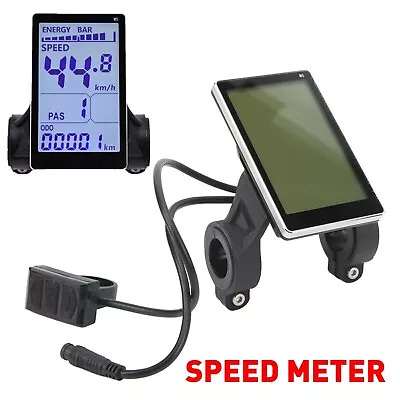 M5 Female Ebike LCD Display 5Pin 24V 36V 48V 60V Electric Scooter Speed Meter • $25