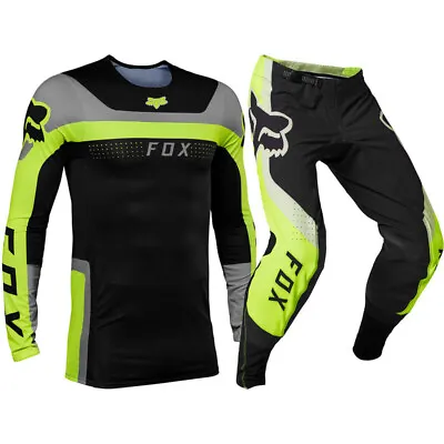 NEW Fox Flexair Efekt FLO Yellow Motocross Dirt Bike Gear Set • $269