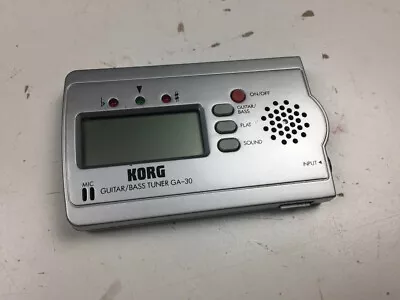 [Used] Korg GA-30 Guitar / Bass Tuner - WORKING • $15