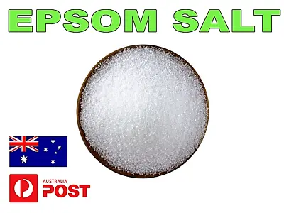 Premium Epsom Salt Magnesium Sulphate Bath Salt *free Shipping* • $24.80