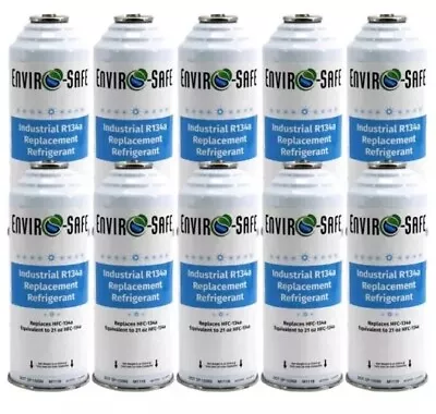 R 134a Refrigerant Replacement Cans- Coldest Refrigerant For Auto - 10 Pack • $115
