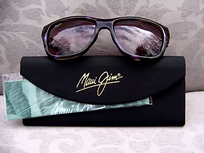 *NWT* MAUI JIM HANAPA'A Purple Tortoise & Rose Polarized Sunglasses ~ RS538-13D • $179.98