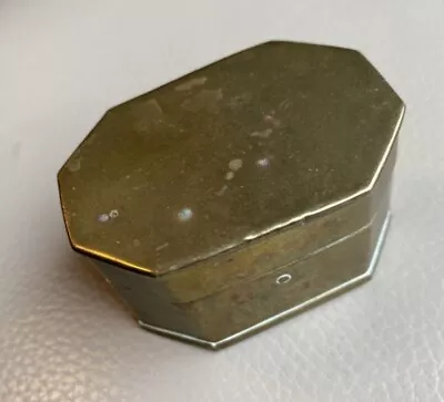£19.83 • Buy 1930s Stud Box Brass Mens Jewellery Jewelry Cufflinks 1920s Art Deco Geometric