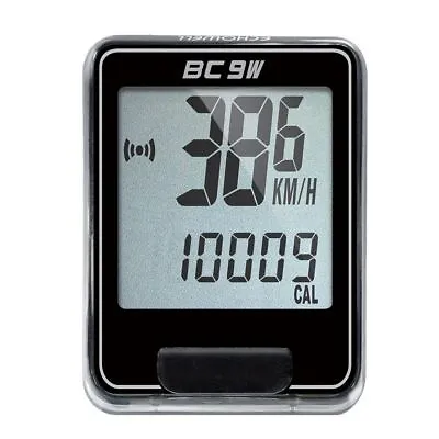 Cyclocomputer Bc9w Wireless Black 304350340 ECHOWELL Bike Odometer • $46.75