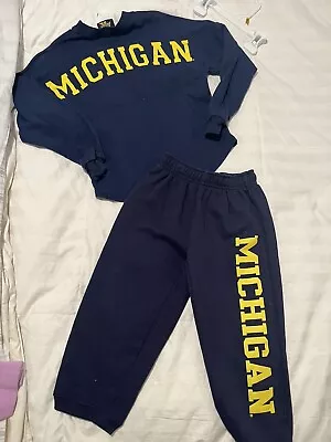 University Of Michigan 3T Outfit Sweatpants And Shirt EEUC • $39.99