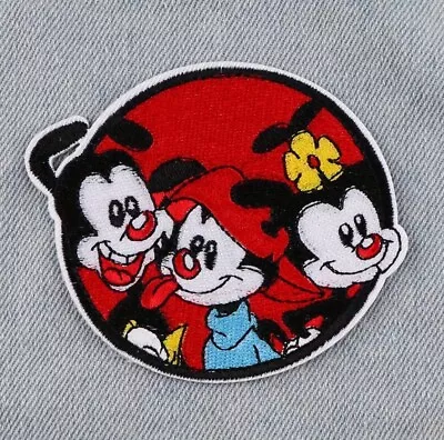 🔥 Animaniacs Patch 90’s Cartoon Yakko Wakko Dot Embroidered Warner Movie 3.85” • $4.24