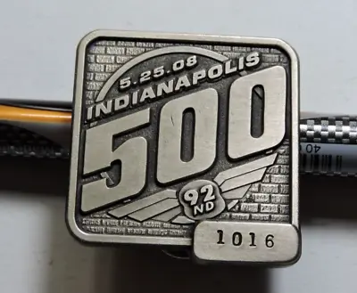 $28 • Buy Indy 500 Silver Pit Badge 2008